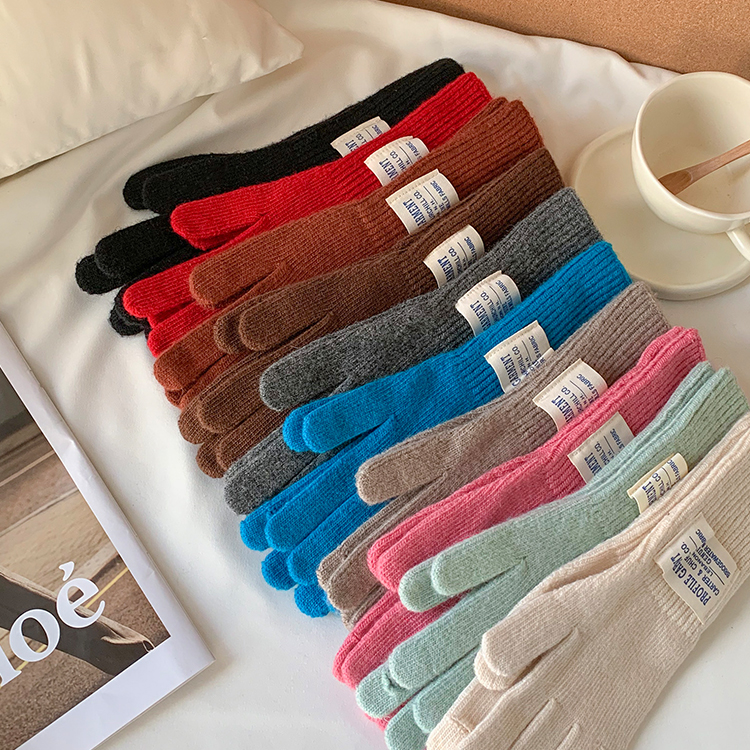 羊毛氛围感手套